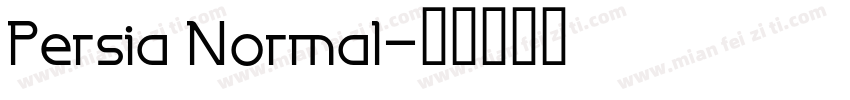 Persia Normal字体转换
